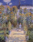 Claude Monet, Monet-s Garden at Vetheuil